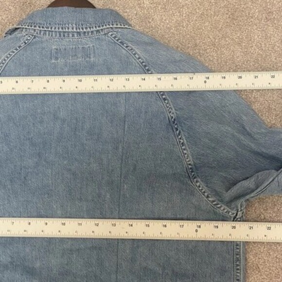 Lucky Brand Denim Men's Coaches Jacket Size Large Y2K Preppy - Picture 6 of 11